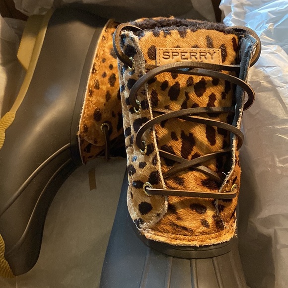 Sperry Women's Saltwater Pony Hair Duck Boot - Picture 2 of 3